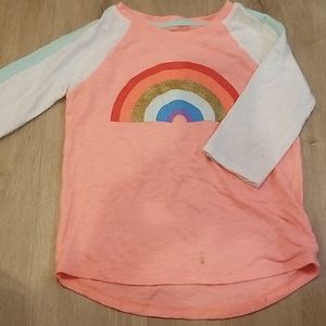 Cat & Jack Rainbow tee